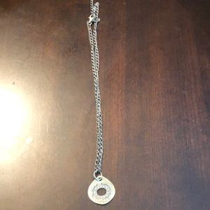 Silpada silver necklace. Adjustable